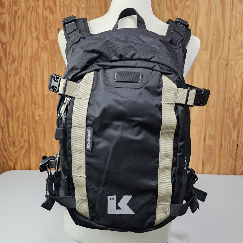 Kriega R15 Motorcycle Motocross Riding Backpack Black 15L - EUC